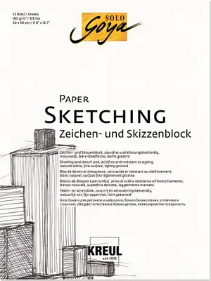 Obrázok produktu pre Kreul 68002 Skicár 25 30 x 40 cm 160 g