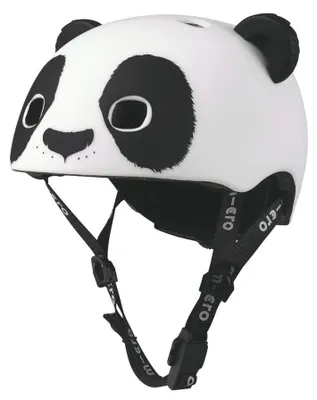 Produktbild von Micro Mobility Micro Helm Panda, Helm mit offenem Visier, Hartschalenbau, Schnappverschluss-System, Matt