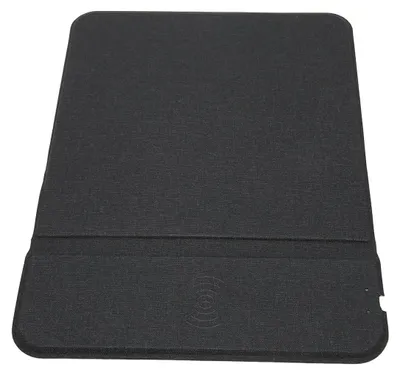 Imagen del producto de Base para ratón con carga inalámbrica Qi, antideslizante, de 15W para carga rápida, ideal para el hogar u oficina, color
