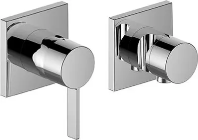 Produktbild von Keuco IXMO Set 59751010022 Fertigset, Umstellventil, Schlauchanschluss, eckig