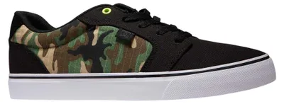 Produktbild von DC - "Anvil TX SE" Tarnmuster Skater-Schuhe für Herren, Canvas, Flach GT23600 (42 EU) (Schwarz)
