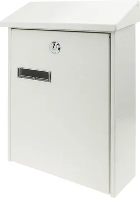 Produktbild von Famanu Briefkasten klassisch - weiß - 235 x 75 x 315 mm