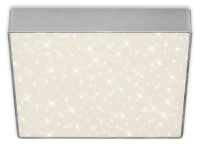 Produktbild von LED Aufbauleuchte Sternenhimmel rahmenlos 4000K 16W silber Metall Briloner