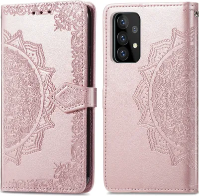 Produktbild von imoshion Mandala Klapphülle Samsung Galaxy A52(s) (5G/4G) - Rosé gold