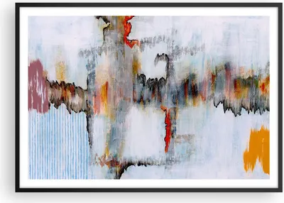 Produktbild von Gerahmtes Poster - Schwarzer Rahmen - Abstraktion modern - 100x70 cm - Wand Bild - Wanddeko - Wandbilder - Kunstposter - Wandposter - Bilderrahmen - Bilder - Kunstdruck - Wandbild - P2BAA100x70-3676