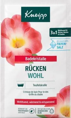 Image de Kneipp, Sel de bain pour le bien-être du dos, 60g (PRODUIT D'ALLEMAGNE)