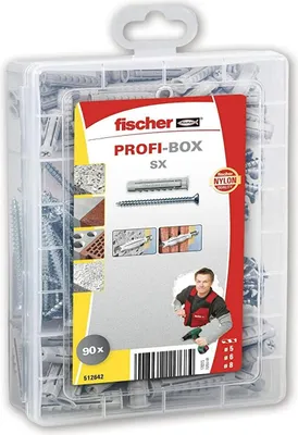 Immagine prodotto di Tasselli e viti Fischer 90 pezzi