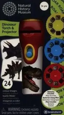 Immagine prodotto di Torcia e proiettore - Dinosauri - Brainstorm