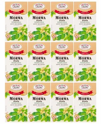 Productafbeelding van Malwa Kruidenthee, witte moerbei, voedingssupplement, 20 x 2 gram