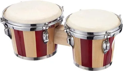 Produktbild von Bongo Trommel - Handtrommel aus Mahagoni - 6 und 7 Zoll
