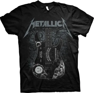 Zdjęcie produktu dla Metallica Hammett Ouija Guitar Black 2XL Koszulka