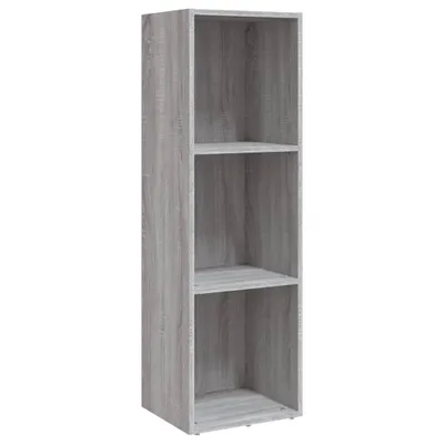 Produktbild von vidaXL Bücherschrank/TV-Schrank Grau Sonoma 36x30x114 cm Holzwerkstoff