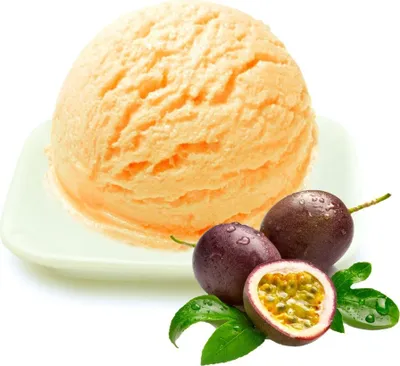 Immagine prodotto di Yogurt al frutto della passione low carb gelato in polvere vegano senza zucchero e senza lattosio 333 g