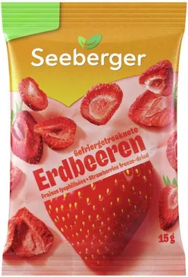 Produktbild von Seeberger Gefriergetrocknete Erdbeeren 15g