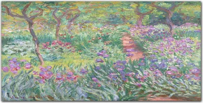 Produktbild von Coloray Bild aus Acryl 140 cm x 70 cm - Wanddekoration Wohnzimmer Bild auf Acrylglas Gehärtetes Acryl Dekoration Küche - Garten In Giverny Monet