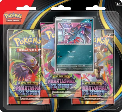 Produktbild von Pokemon Phantasmal Flames - 3-Pack-Blister EN