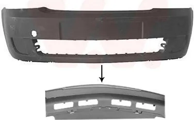 Produktbild von VAN WEZEL Stoßstange Stoßfänger für OPEL Meriva A (X03) Grundiert 3781576