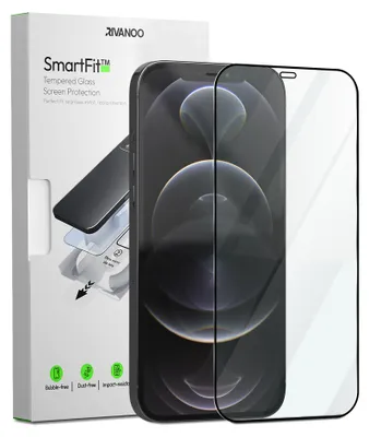 Obrázok produktu pre 1-balenie iPhone 12 Pro Ochranné sklo na displej - Tvrdené sklo | [Automatická inštalácia] - Bez bublín
