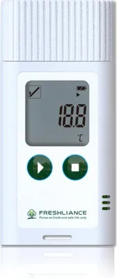 Obrázek produktu pro USB záznamník teploty Skladování ovoce v chladírnách Coldchain Záznamník teploty Velkokapacitní úložiště dat s exportem dat do PC Zprávy PDF/CSV Funkce automatického generování