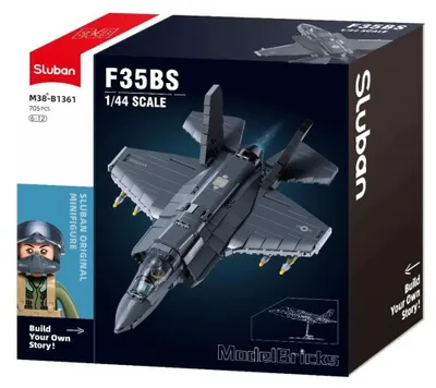 Zdjęcie produktu dla Sluban Model Bricks M38-B1361 Myśliwiec F-35BS w skali 1:44