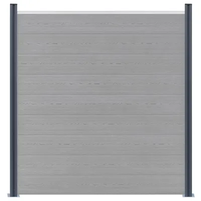 Immagine prodotto di vidaXL Palo di recinzione 2 pz. Grigio scuro 185 cm in alluminio