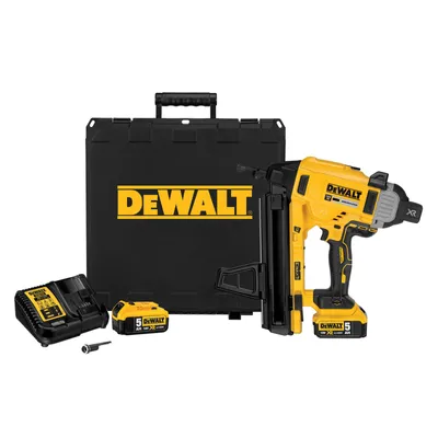Image de DeWALT DCN890P2 Cloueur sans fil béton et acier 18V 5Ah Li-ion avec 2x batteries & coffret