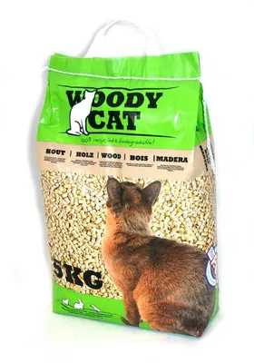 Zdjęcie produktu dla Wkład do kuwety dla kota 8 litrów – Woody Cat, pellety drewniane