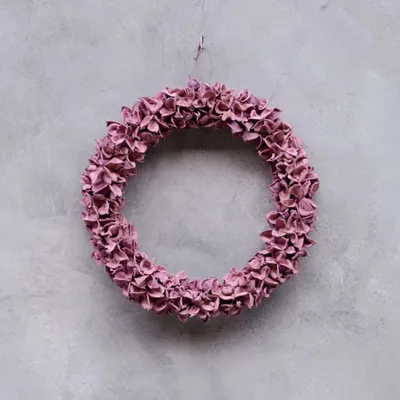 Produktbild von Kranz Baumwolle Pod - cerise: D 30cm