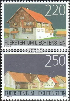 Produktbild von Briefmarken Liechtenstein 2004 Mi 1355-1356 (kompl.Ausg.) postfrisch Ortsbildschutz