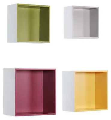 Immagine prodotto di Set 4 Mensole a Cubo Quadro 210 Multicolor