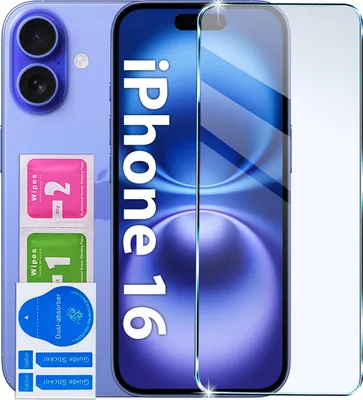 Immagine prodotto di Vetro temperato 9H per iPhone 16 SZYBKA