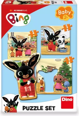 Produktbild von DINO Baby-Puzzle Bing und Freunde 3in1 (3,4,5 Teile)