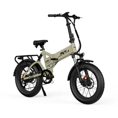 Zdjęcie produktu dla Rower Elektryczny PVY Z20 Plus 1000 - Moc 250W Bateria 48V16.5AH Zasięg 120KM Hamulec Tarczowy Hydrauliczny - Beżowy