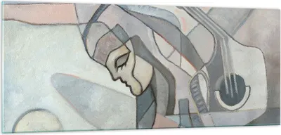 Produktbild von Bilder auf glas - Abstraktion modern - 100x40cm - Glasbilder - Wandbilder - Kunstdruck - zum Aufhängen bereit - Wanddekoration aus Glas - Glas Bilder - Wandbild auf Glas - Einteilig - GAB100x40-3739
