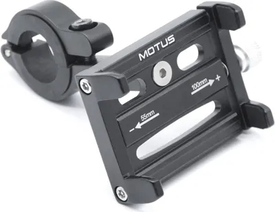 Immagine prodotto di Supporto per cellulare Motus in alluminio nero per bicicletta, scooter elettrico