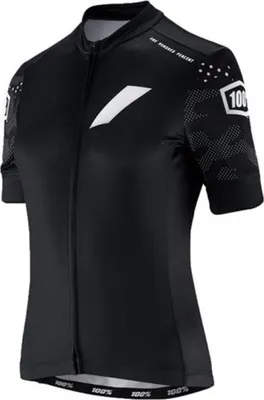 Produktbild von 100% SPEEDLAB Kurzarm Fahrradtrikot - EXCEEDA W - Schwarz/Grau M
