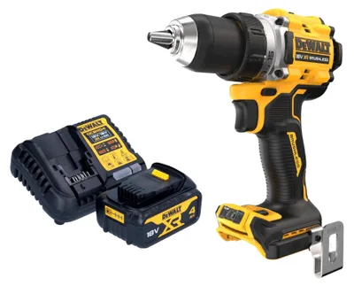 Image de DeWalt DCD 800 M1 Perceuse-visseuse sans fil 18 V 90 Nm Brushless + 1x batterie 4,0 Ah + chargeur