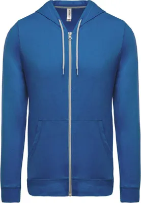 Produktbild von Kariban UNI Sweatjacke Kapuzenpullover Hoodie Pullover Sweat-Jacke, Größe:L, Farbe:Light Royal Blue
