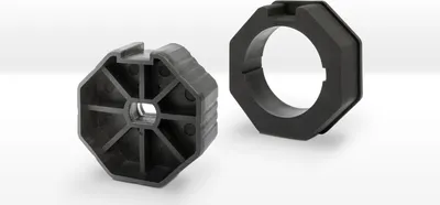 Produktbild von Schellenberg Rollladenmotor Adapter für 70 mm Rolladen Welle, 2-teilig, 27700