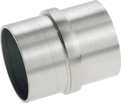 Produktbild von CROSO Verbindungsmuffe für Rundrohr ø 33,7 x 2,0 mm, Edelstahl geschliffen V2A