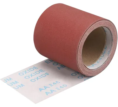 Obrázek produktu pro Brusný papír v roli, 115 mm x 10 m, zrnitost 240, určený pro dřevo a barvy