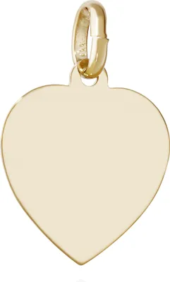 Produktbild von NKlaus Kettenanhänger Herz 333 Gelb Gold 8 Karat hochglanz 14x12mm Damen Amulett 11974