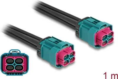 Zdjęcie produktu dla DeLOCK 90342, 1 m, 4x HDMTD Z, 4x HDMTD Z, Czarny