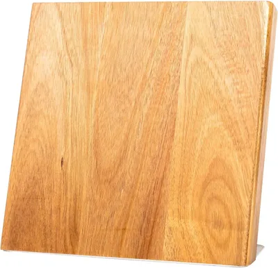 Image de Support pour couteaux, en bois d'acacia, magnétique, pour cuisine