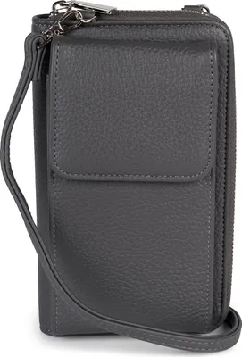 Produktbild von styleBREAKER Damen Mini Bag Geldbörse mit RFID Schutz und Handyfach | Crossbody Umhängetasche mit Schultergurt | Portemonnaie und Handytasche in einem | 19 x 11 x 5,5 cm