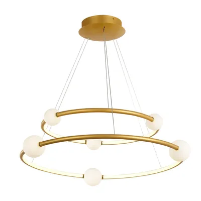 Obrázok produktu pre Italux Lozanna LED závesné svietidlo moderné bronzové PND-20112035-2A-GD