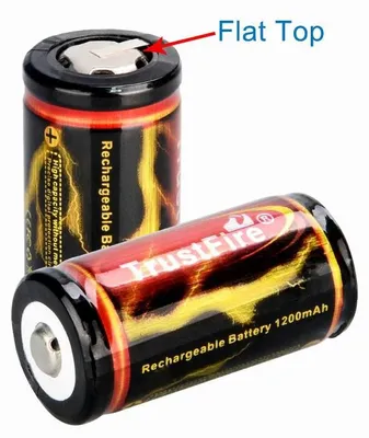 Produktbild von Akku 18350 1200mAh 3,7V mit PCB-Schutz, 18,25 mm Durchmesser, 38,36 mm Höhe