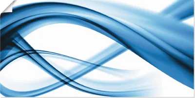Produktbild von ARTland Poster Abstrakte Komposition (blau) Größe: 150x75 cm