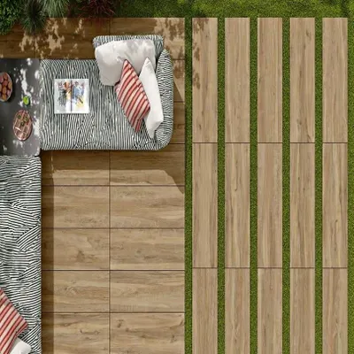 Immagine prodotto di CASA39 Piastrelle effetto legno marrone 20x120 cm Margres Grove
