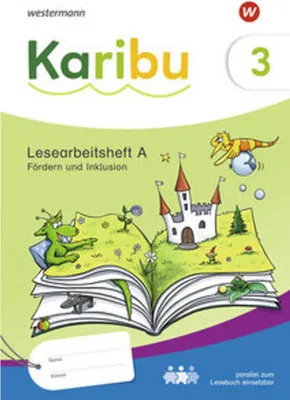 Obrázek produktu pro Karibu 3. Lesearbeitsheft Fördern und Inklusion zum Lesebuch